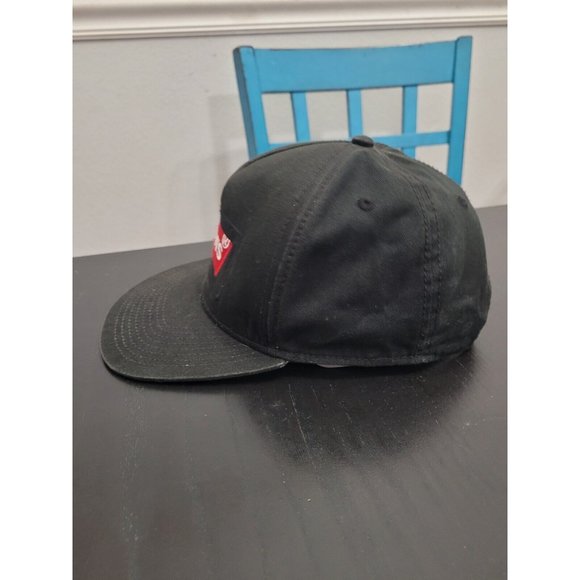 Levi's Levi Strauss Jeans 501 Red Tag Patch Snapback Black Baseball Cap Hat - Picture 3 of 6